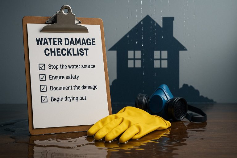 Water Damage Checklist