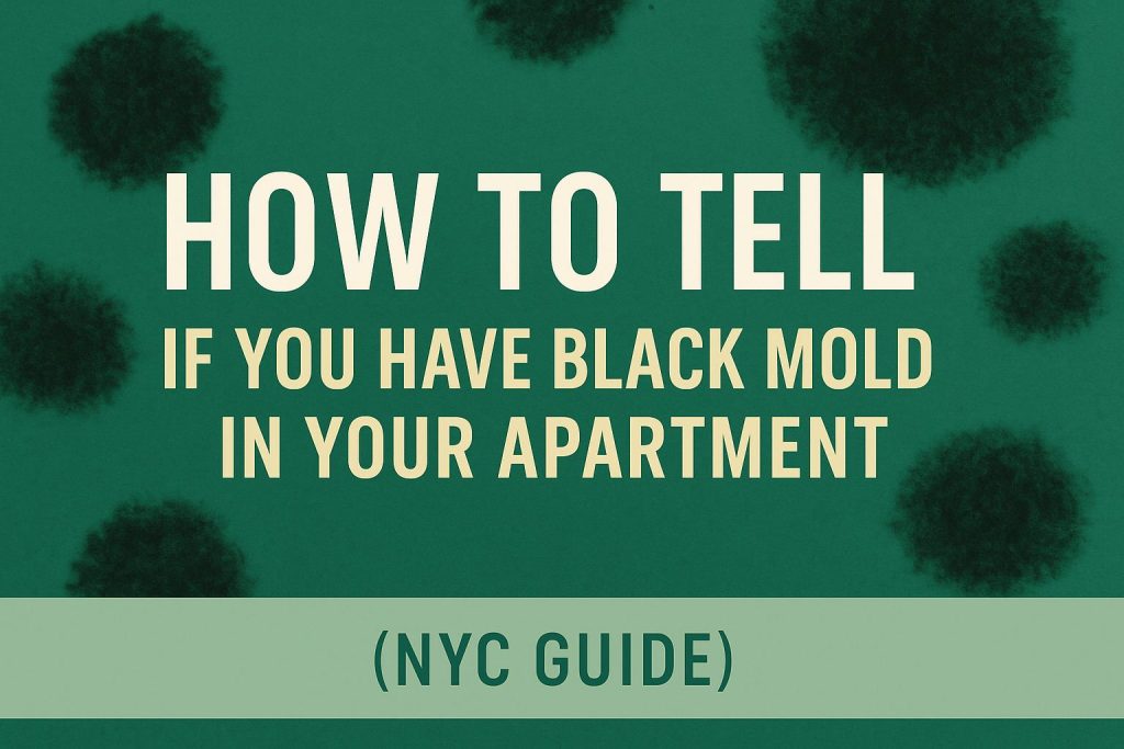How to tell if you have black mold